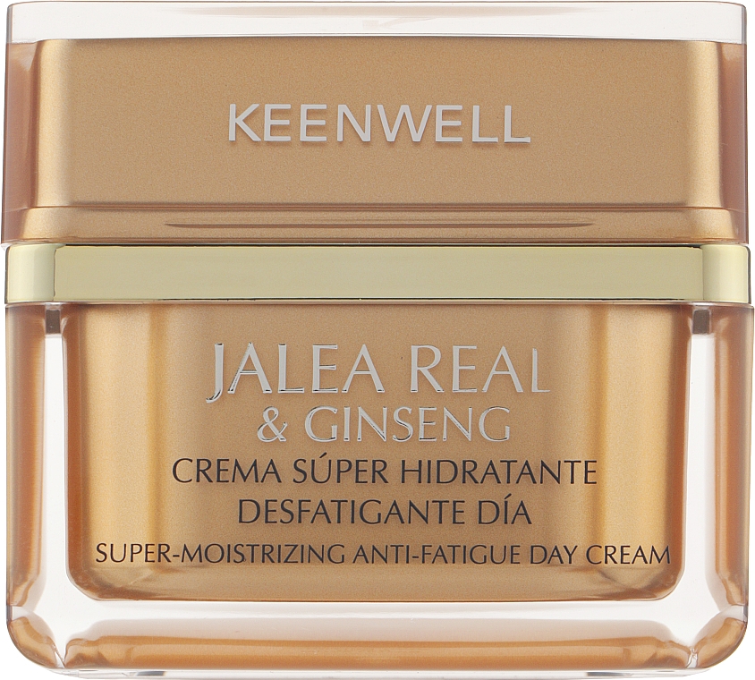 Денний супер зволожуючий крем, знімаючий втому - Keenwell Jalea Real And Ginseng Cream — фото N1