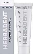 Зубная паста "Соник для электрической щетки" - Herbadent Sonic Special Toothpaste — фото N2