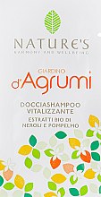 Духи, Парфюмерия, косметика Восстанавливающий шампунь-гель для душа - Nature's Giardino d'Agrumi Vitalizing Shower Shampoo (пробник)
