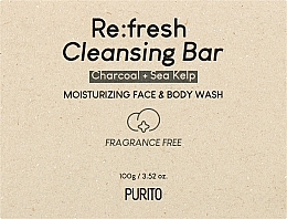 Духи, Парфюмерия, косметика Мыло для лица и тела - Purito Re:fresh Cleansing Bar