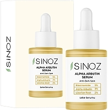 Сыворотка для лица от пятен - Sinoz Anti Dark Spot Alpha Arbutin — фото N1