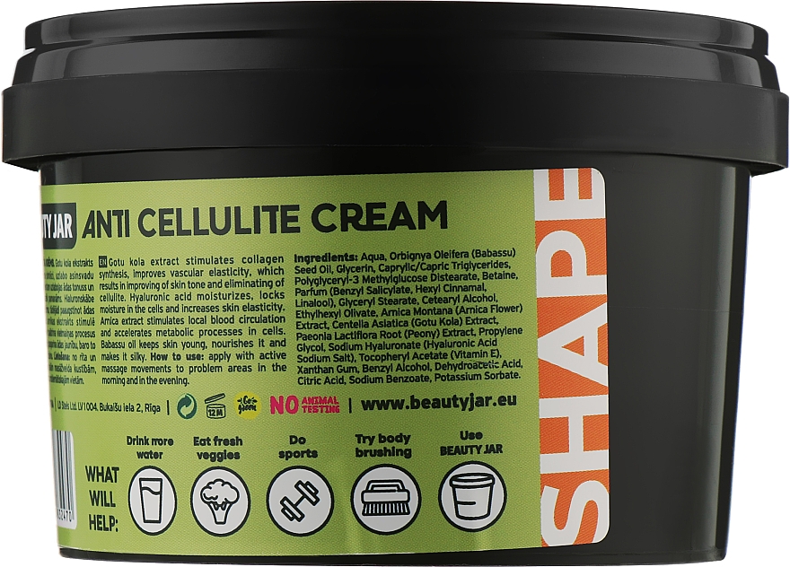 Антицеллюлитный крем для тела - Beauty Jar Shape Anti-Cellulite Cream — фото N2
