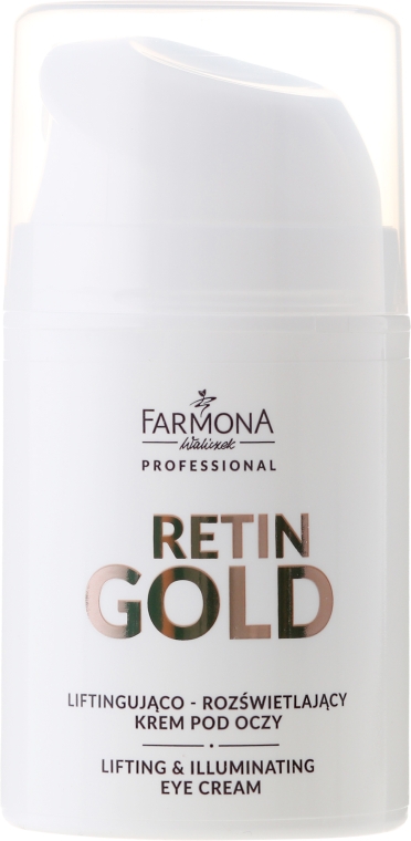 Ліфтинг-крем для шкіри навколо очей - Farmona Professional Retin Gold Lifting & Illuminating Eye Cream — фото N2