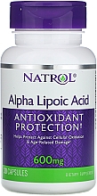 Альфа-липоевая кислота, 600 мг - Natrol Alpha Lipoic Acid — фото N1