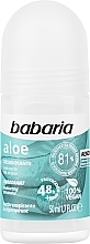 Парфумерія, косметика Дезодорант - Babaria Aloe Vera Original 0 Alcohol Deodorant