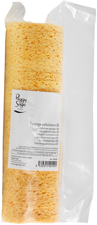 Спонж для снятия макияжа, целлюлоза - Peggy Sage Cellulose Sponge — фото N1