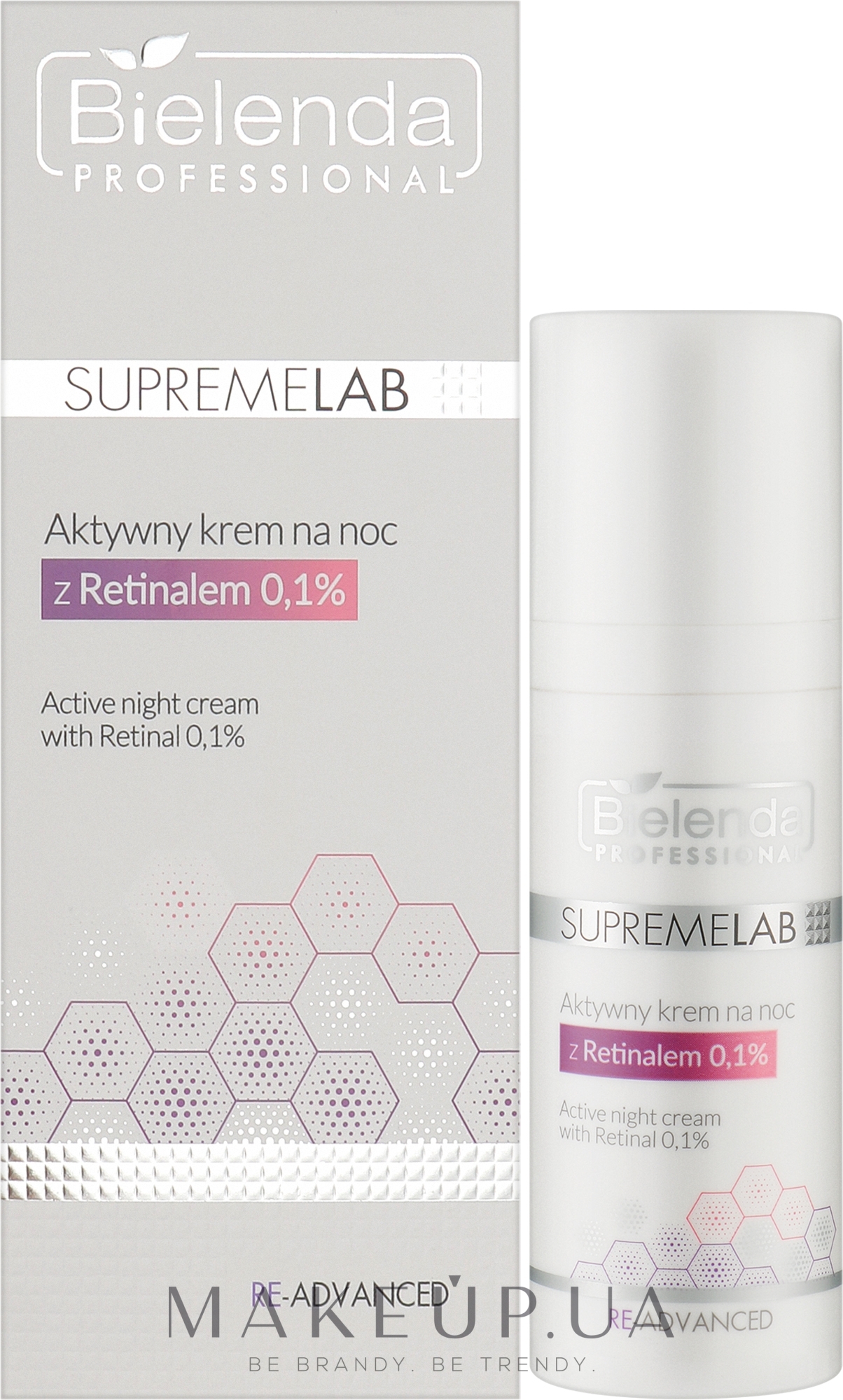 Активный ночной крем с ретинолом - Bielenda Professional Supremelab Re-Advanced Active Night Cream With Retinàl 0.1% — фото 50ml