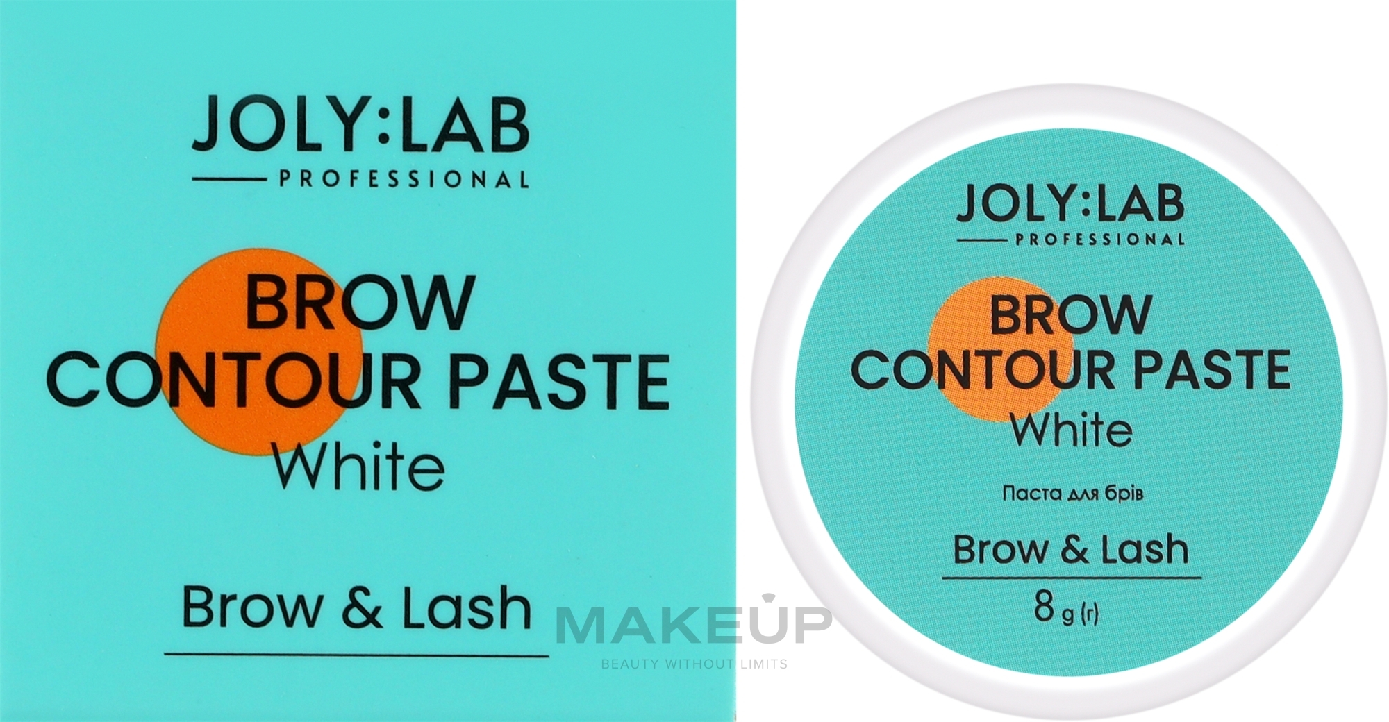 Паста для бровей, белая - Joly:Lab Brow Contour Paste White — фото 8g