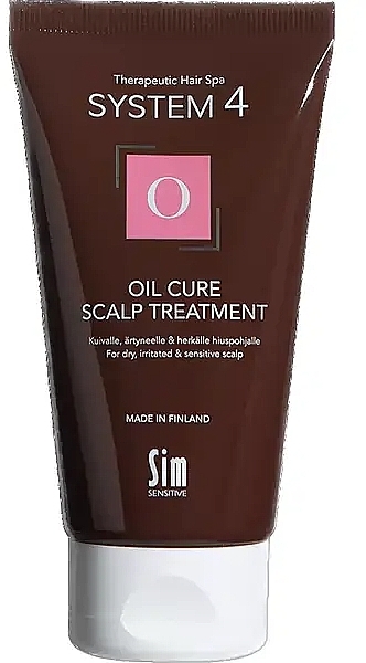 Пилинговая маска "О" для очищения кожи головы - Sim Sensitive System 4 Oil Cure Scalp Treatment — фото N1