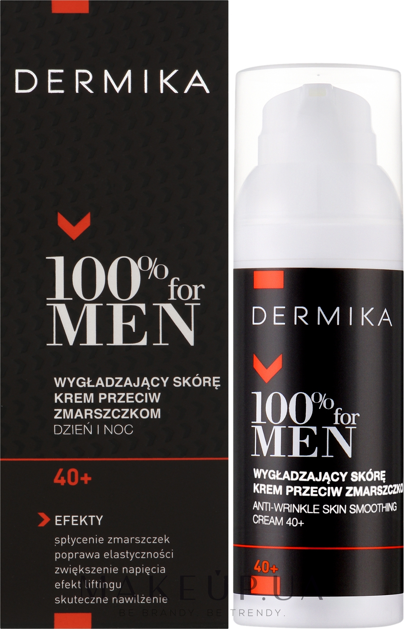 Разглаживающий крем против морщин - Dermika Skin Smoothing Anti-Wrinkle Cream 40+ — фото 50ml