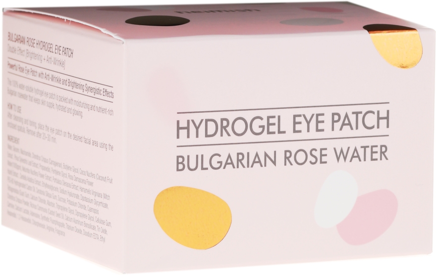Гідрогелеві патчі для очей з екстрактом болгарської троянди - Heimish Bulgarian Rose Hydrogel Eye Patch — фото N5
