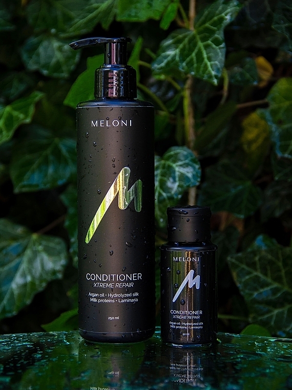 Восстанавливающий кондиционер для волос с гидролизатом шелка и маслом мурумуру - Meloni Xtreme Repair Conditioner — фото N4