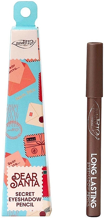 Стойкие тени-карандаш для век в подарочной коробке - PuroBio Cosmetics Secret Eyeshadow Pencil — фото N1