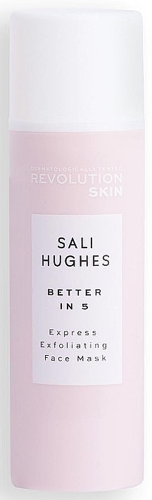 Маска для лица - Revolution Skin Sali Hughes Better In 5 Express Exfoliating Face Mask — фото N1