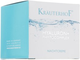 Крем нічний з Фітокомплексом і Гіалуроновою кислотою - Krauterhof Hyaluron — фото N3