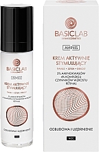 Парфумерія, косметика Активний стимулювальний нічний крем для обличчя - BasicLab Aminis Active Stimulating Night Face Cream