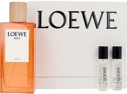 Парфумерія, косметика Loewe Solo Loewe Ella + Aire Sutileza - Набір (edp/100ml + edp/10ml + edt/10ml)