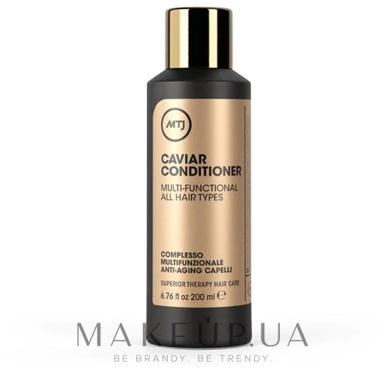 Живильний кондиціонер для волосся на основі олії чорної ікри - MTJ Cosmetics Caviar Condirioner — фото 200ml