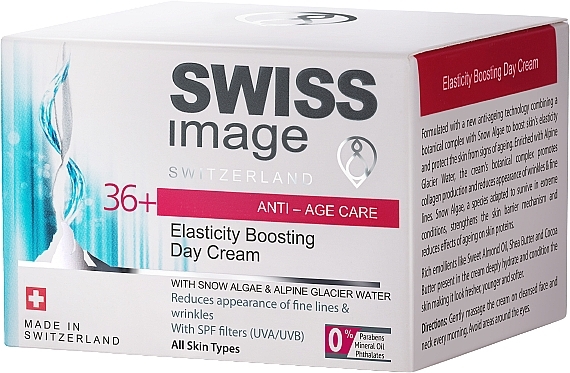 Денний крем для обличчя - Swiss Image Anti-Age Care 36+ Elasticity Boosting Day Cream — фото N1