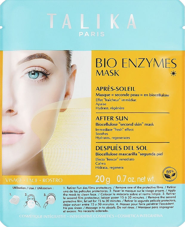 Маска для обличчя після сонячних ванн - Talika Bio Enzymes Mask After Sun — фото N1
