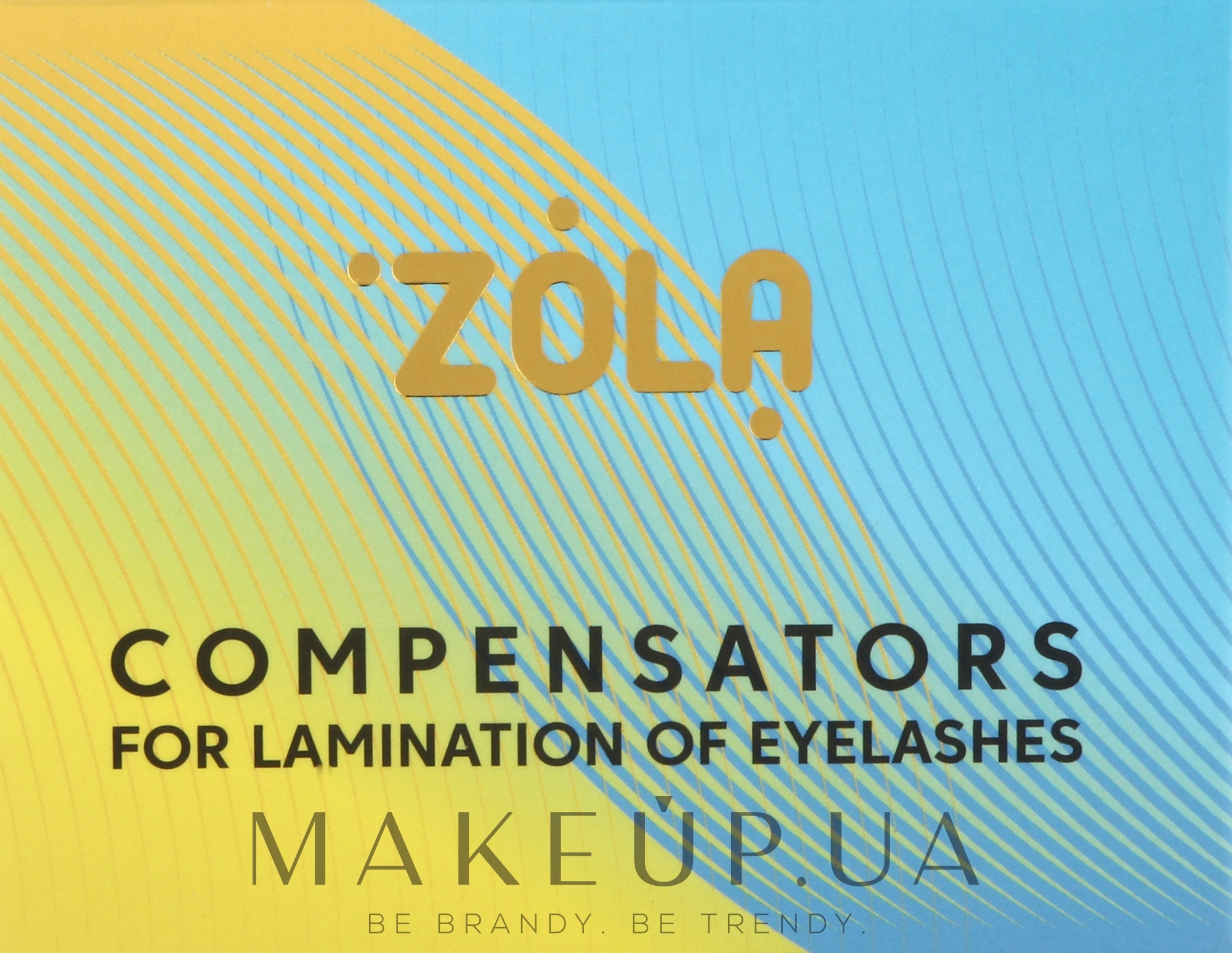 Компенсатори для ламінування вій, жовто-блакитні - Zola Compensators For Lamination of Eyelashes — фото 2шт