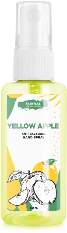 Антибактериальный спрей для рук "Yellow apple" - SHAKYLAB Anti-Bacterial Hand Spray