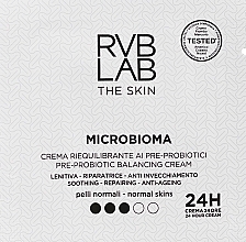 Відновлювальний крем для обличчя - RVB LAB Microbioma Pre-Probiotic Balancing Cream (пробник) — фото N1