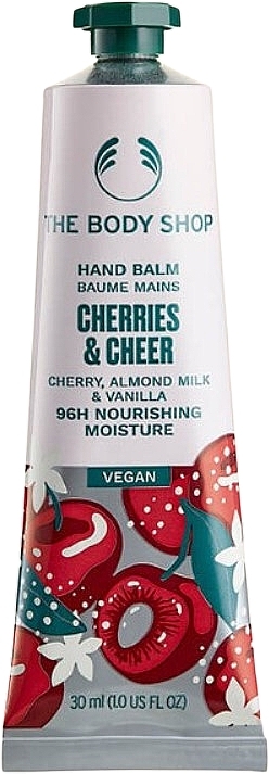 Бальзам для рук "Вишня та веселощі" - The Body Shop Cherries & Cheer Hand Balm — фото N1