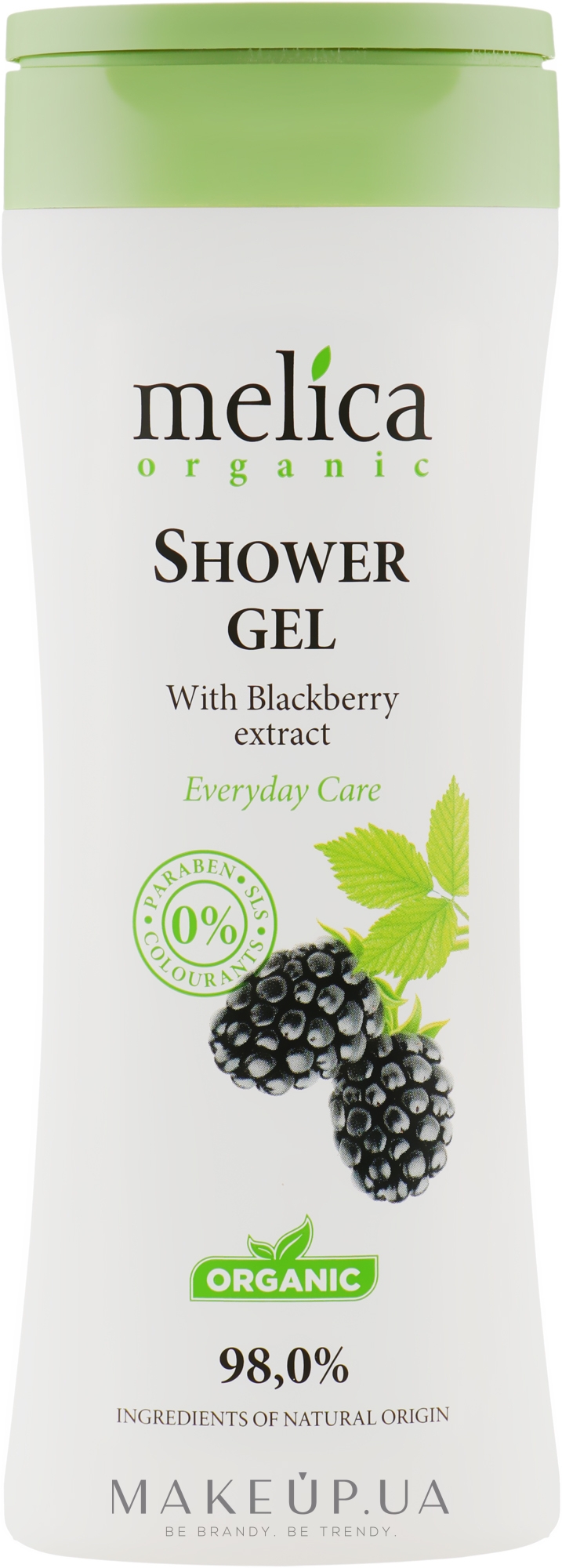 Гель для душа c экстрактом ежевики - Melica Organic Shower Gel — фото 250ml