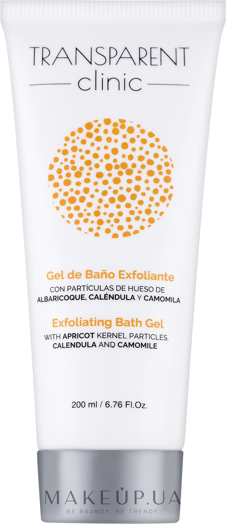 Отшелушивающий гель для ванны - Transparent Clinic Exfoliating Gel Bath — фото 200ml