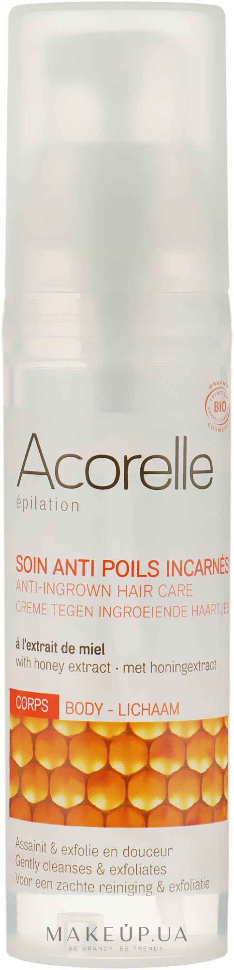 Средство против врастания волос "Алоэ и мед" - Acorelle Anti-Ingrown Hair Care — фото 50ml