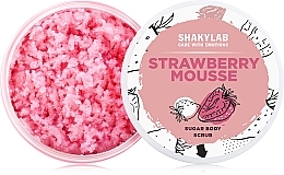 Духи, Парфюмерия, косметика УЦЕНКА Сахарный скраб для тела «Strawberry Mousse» - SHAKYLAB Sugar Natural Body Scrub *