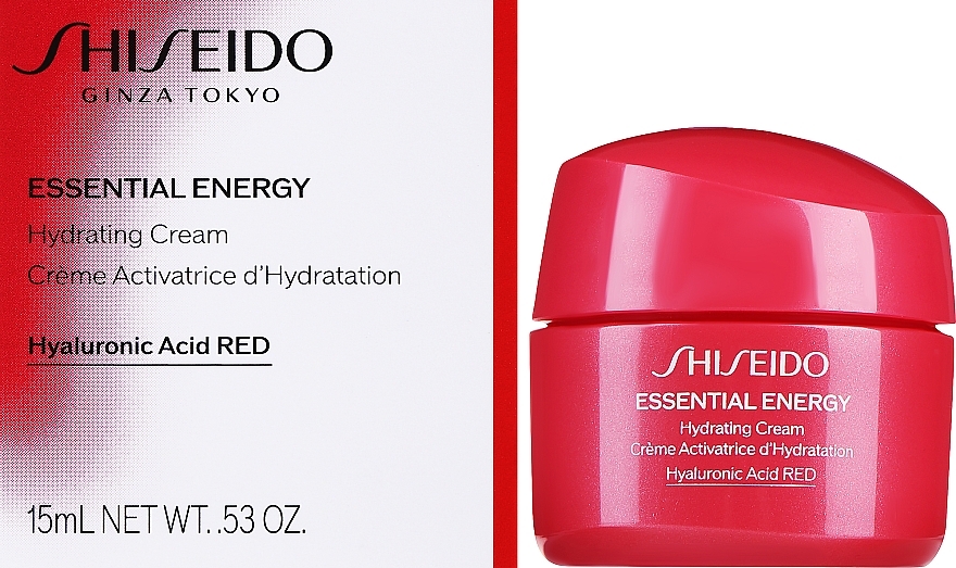 ПОДАРОК! Увлажняющий крем для лица с экстрактом корня женьшеня - Shiseido Essential Energy Hydrating Cream — фото N1