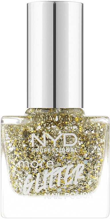 Лак для ногтей - NYD Professional More Glitter Nail Polish — фото N1