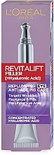 Відновлювальний антивіковий догляд для шкіри навколо очей з гіалуроновою кислотою - LOreal Pari Revitalift Ha — фото N2