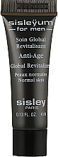Духи, Парфюмерия, косметика Мужской крем для лица - Sisley Sisleyum For Men Anti-Age Global Revitalizer Normal Skin (пробник)