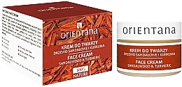 Парфумерія, косметика Крем для обличчя "Сандалове дерево і куркума" - Orientana Face Cream Sandalwood & Turmeric