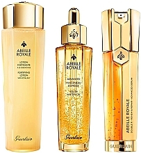 Духи, Парфюмерия, косметика Набор - Guerlain Trilogy Abeille Royale Age-Defying Trio Set (f/lot/150ml + f/oil/50ml + f/ser/50ml)