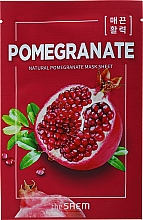 Парфумерія, косметика Тканинна маска з екстрактом граната - The Saem Natural Pomegranate Mask Sheet