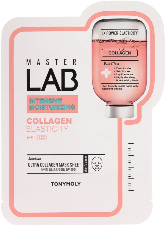 Тканевая маска для лица с коллагеном - Tony Moly Master Lab Collagen Mask