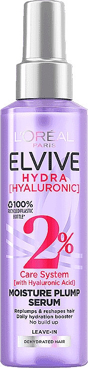 Сироватка для волосся - L'Oreal Paris Elvive Hydra Hyaluronic 2% Hair Serum — фото N1