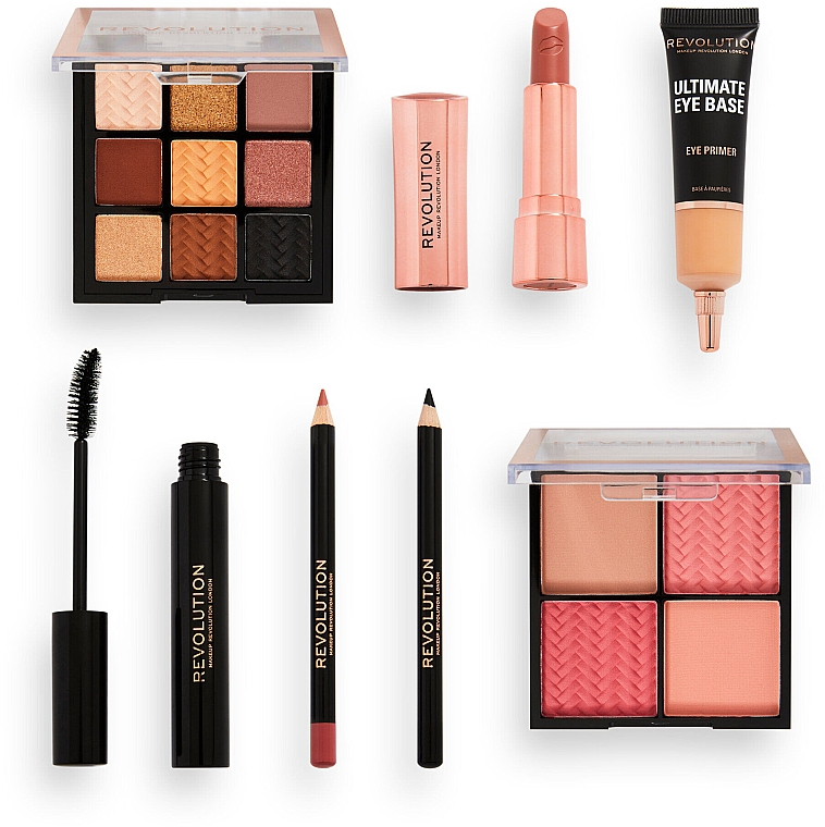Набор, 7 продуктов - Makeup Revolution Get The Look: Soft Glam Makeup Gift Set — фото N2