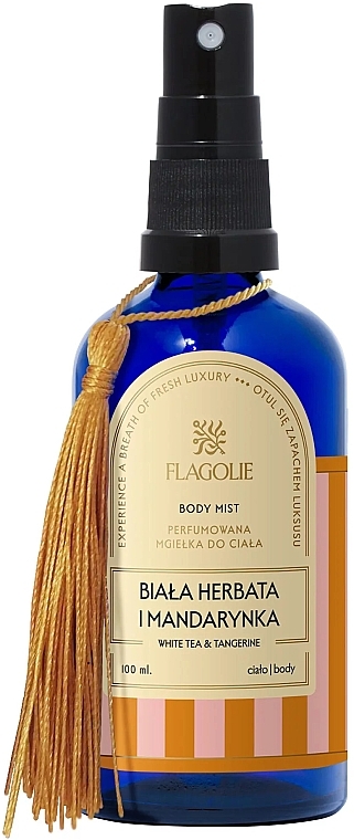 Спрей для тіла - Flagolie White Tea I Tangerie Perfumed Body Mist — фото N1