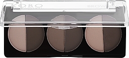 Палетка тіней для брів - Kobo Professional Brow Bar — фото N2