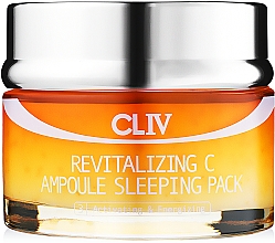 Нічна вітамінізувальна маска з вітаміном С для сяйва шкіри обличчя - Revitalizing C Ampoule Sleeping Pack — фото N2