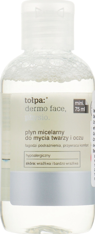 Мицеллярная жидкость для лица - Tolpa Dermo Physio Face Micellar Liquid