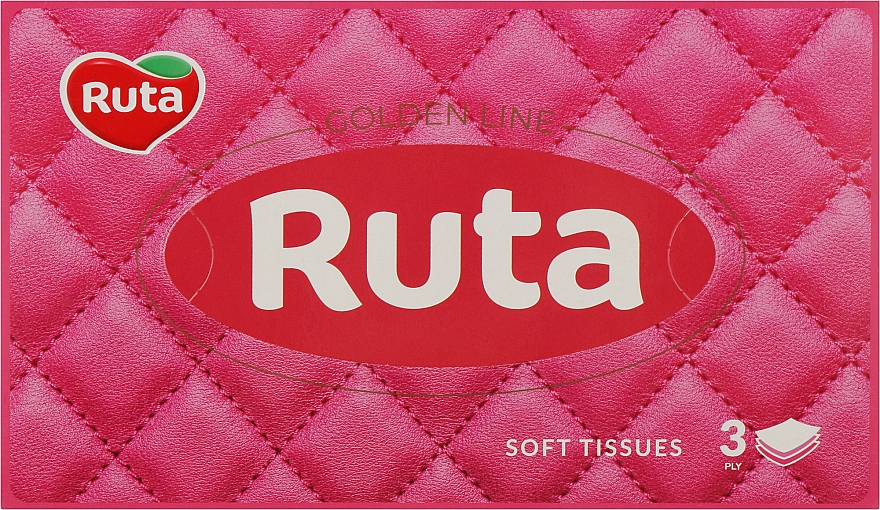 Серветки косметичні, тришарові, 60 шт. - Ruta — фото N1