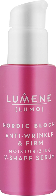 Укрепляющая и подтягивающая сыворотка для лица - Lumene Lumo Nordic Bloom Anti-wrinkle & Firm Moisturizing V-Shape Serum
