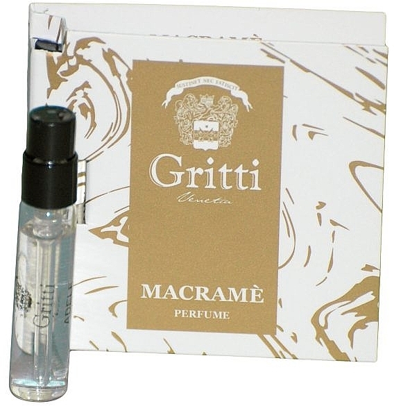 Dr. Gritti Macrame - Парфюмированная вода (пробник)