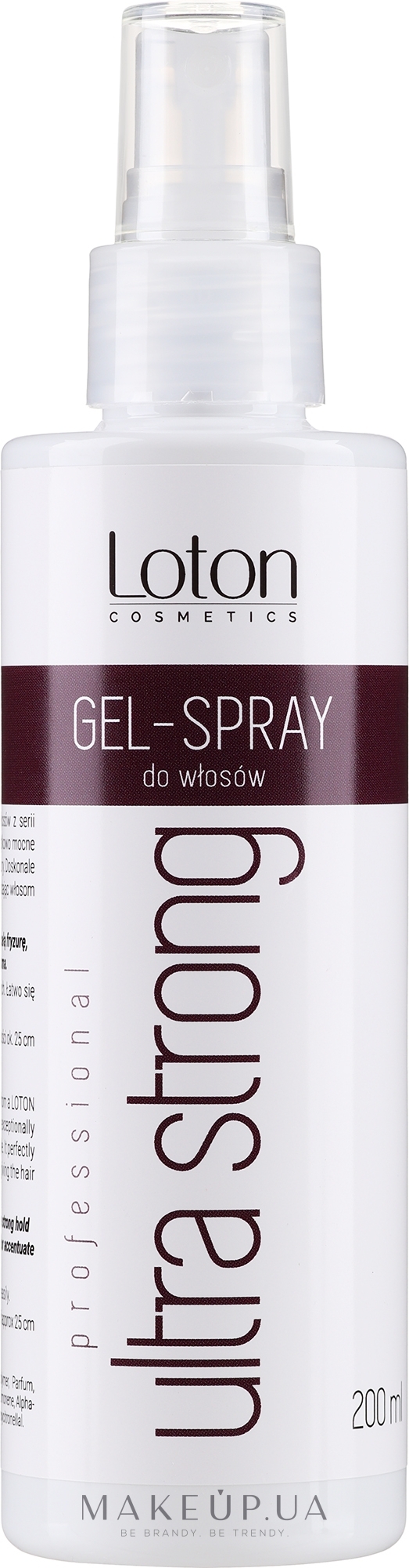 Гель-спрей для волосся, ультрасильний - Loton Gel-Spray — фото 200ml